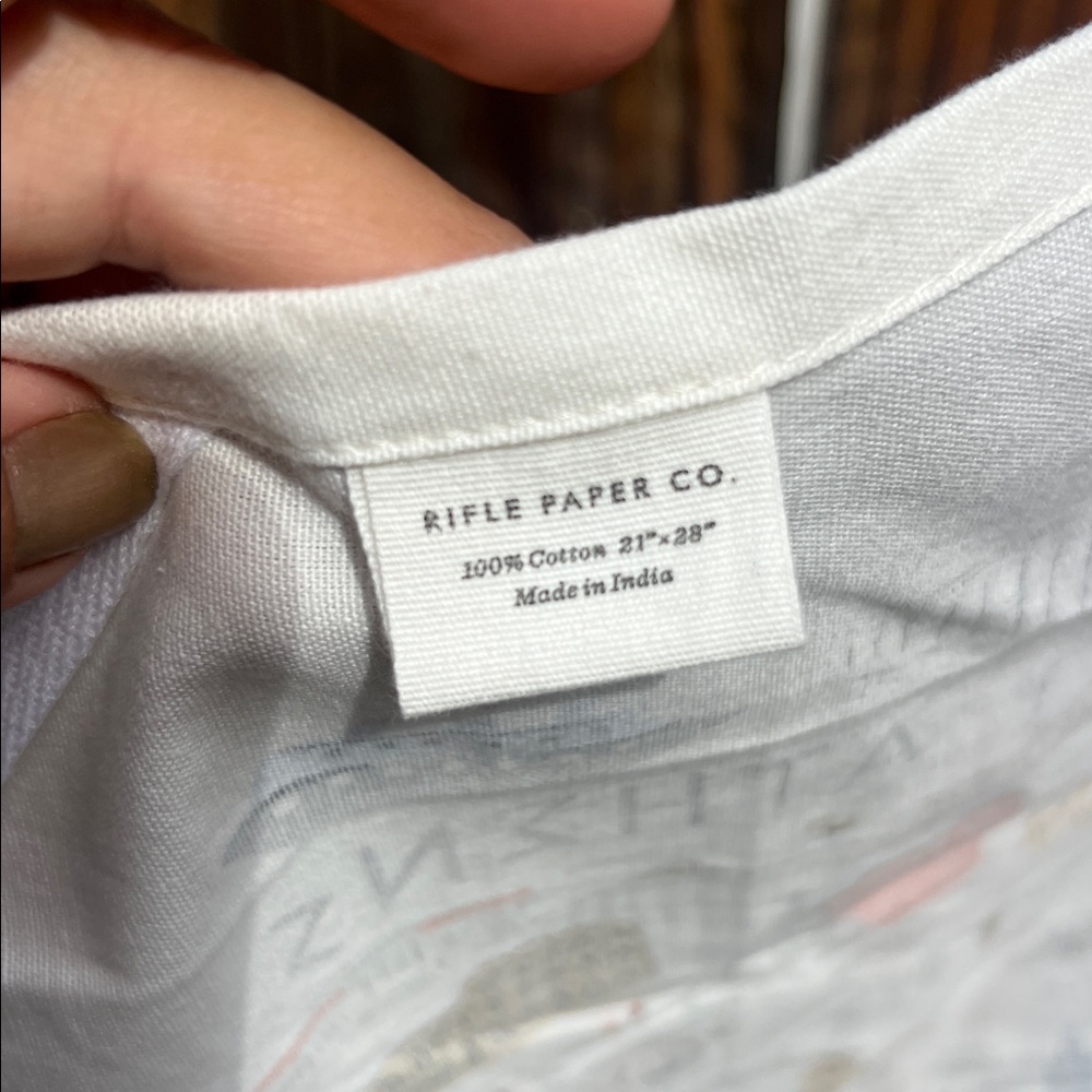 NEW Rifle Paper Co. Bon Voyage Tea Towel RARE - Picture 15 of 17